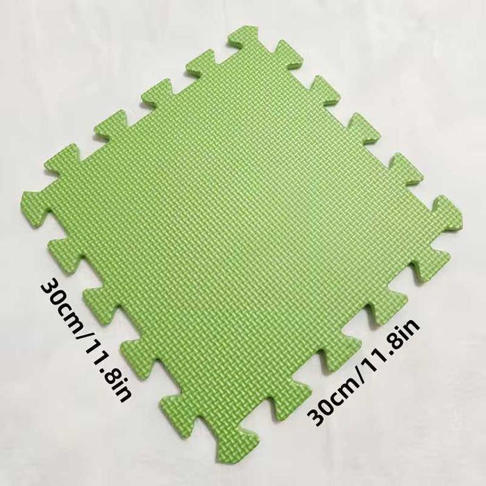 Conjunto 80 unidades tapetes Padrão Cruzado de espuma EVA 30x30 novos