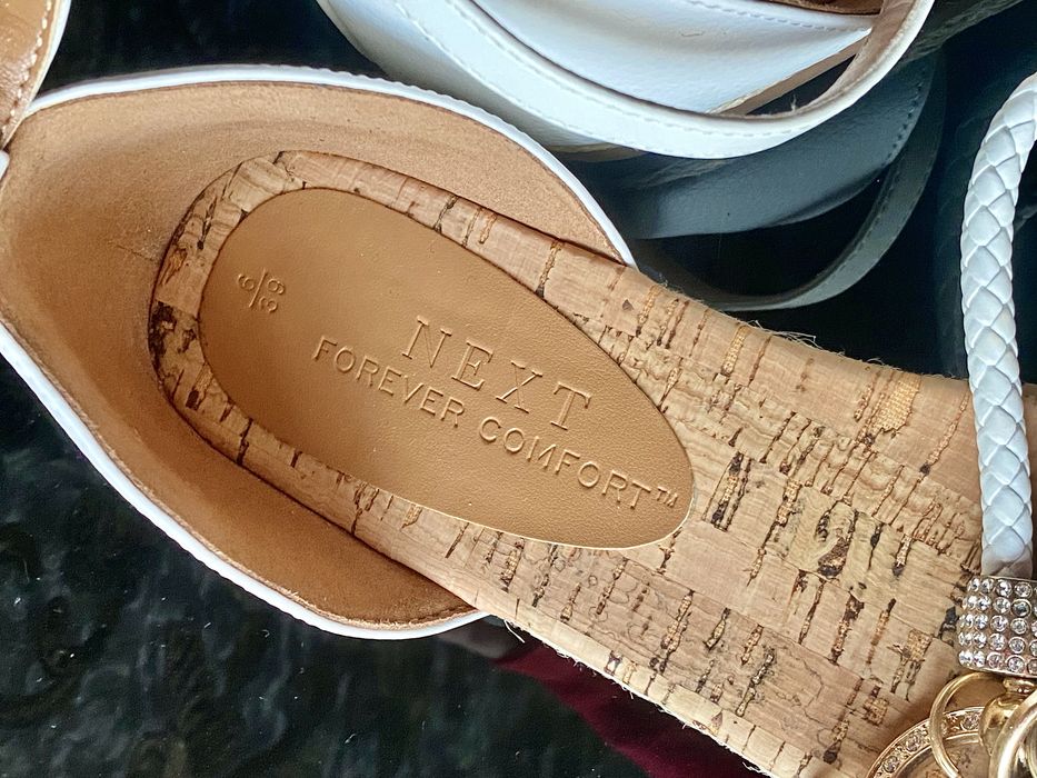 Кожаные Свадебные туфли NEXT. Туфли невесты. Туфельки. Босоножки.