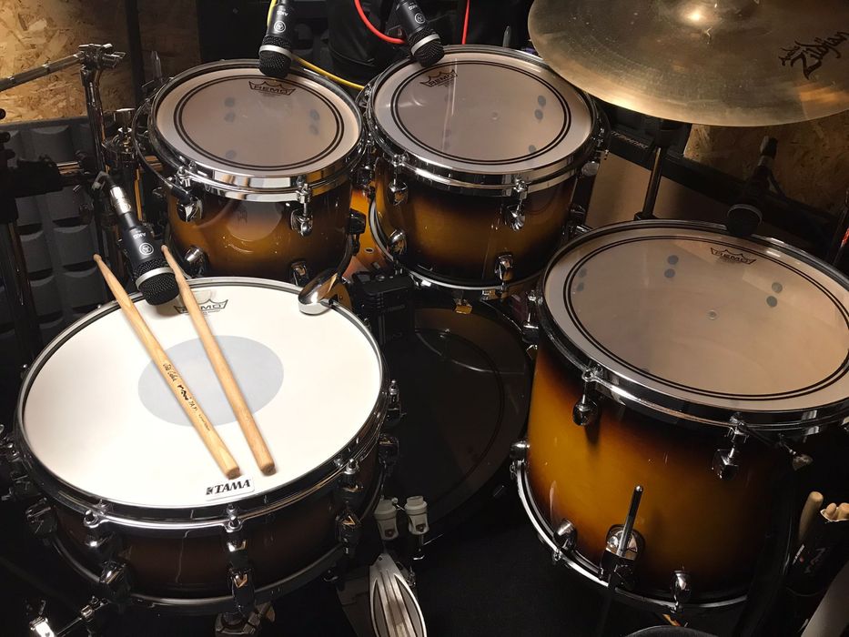 Bateria DDrum Dominion (Classic 90s Maple) Die-Cast Hoops s/hardwear