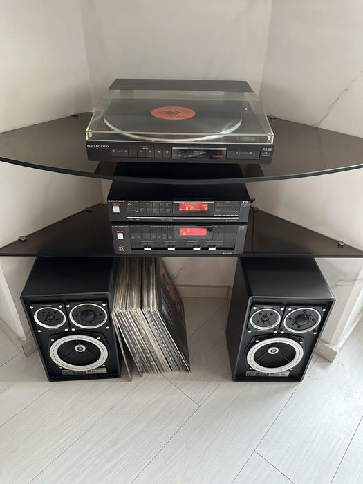 HI-FI система GRUNDIG 35 усилитель, тюнер, винил, колонки