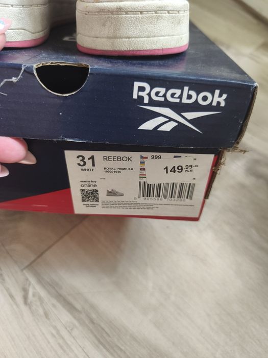 Adidasy dziewczęce Reebok