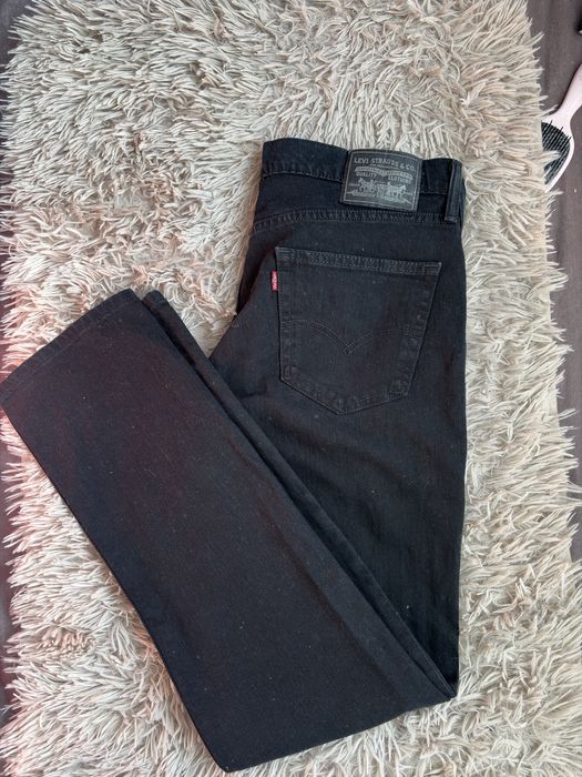 Czarne jeansy Levi's 511 Slim Fit / W32 L32