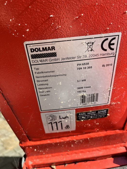 Rozdrabniacz do gałęzi Dolmar PH 6538