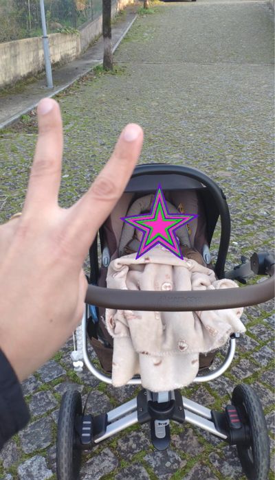 Conjunto carrinho , ovo , isofix e mala transporte Maxi-Cosi Nova 3