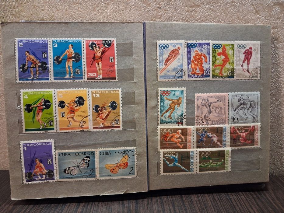 Марки винтажные.