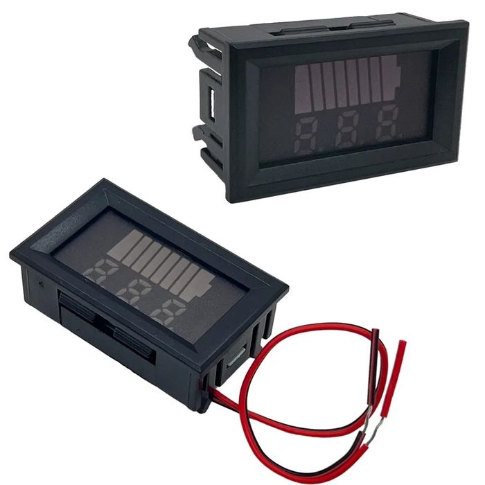 Індикатор уровня заряда 12V-60V измерение ёмкость