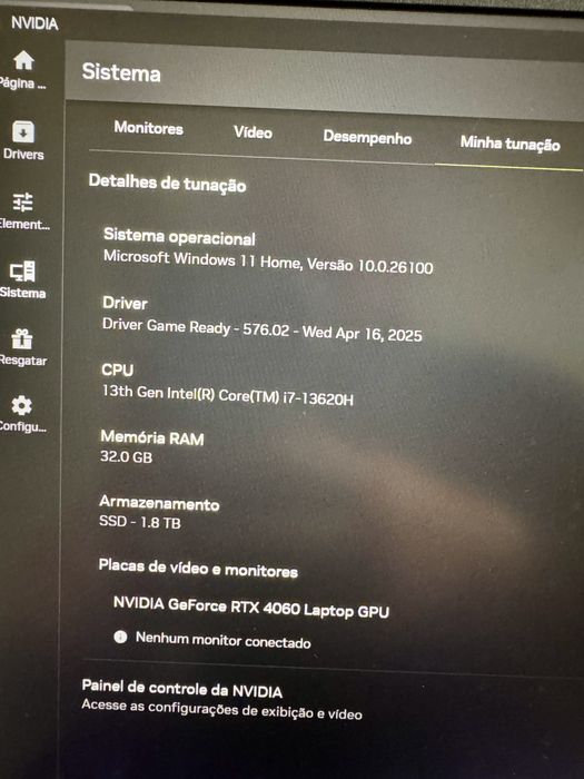 LENOVO LOQ PREMIUM C/garantia! I7 - 13620H / RTX 4060 / 32GB ram / 2tb