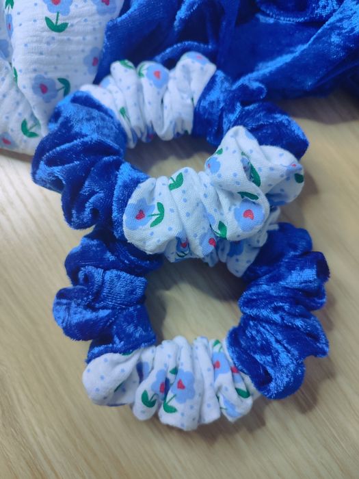 Scrunchie do włosów Slim Smerfetka