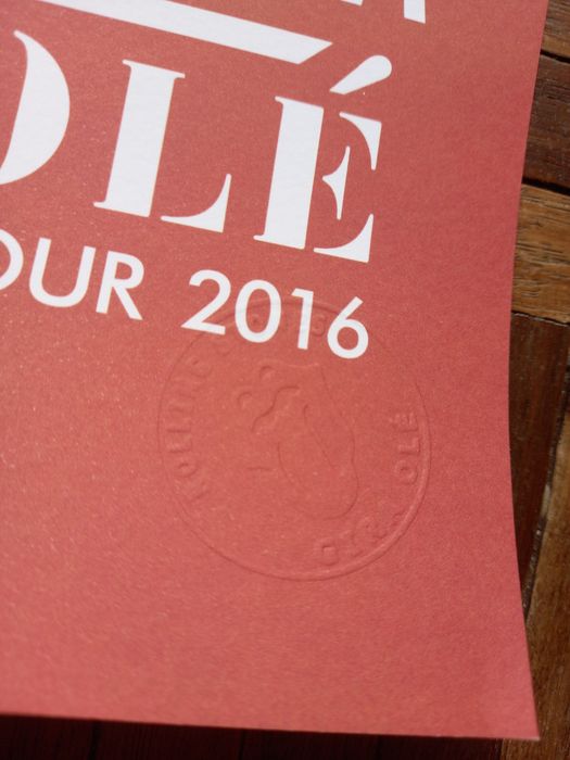 Poster dos Rolling Stones concerto America Latina Olé Tour