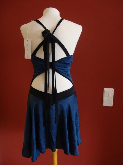Vestido azul Rossodisera, NOVO