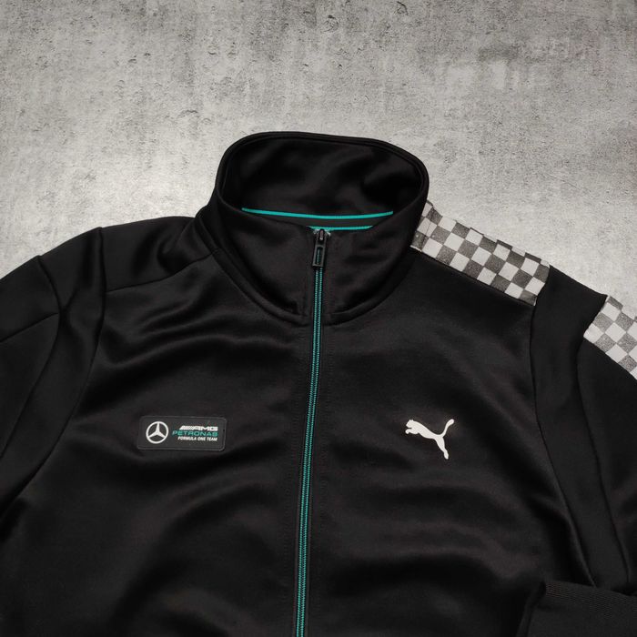 MĘSKA PREMIUM Bluza Racing Puma Mercedes Bena AMG Jak NOWA Rozpinana