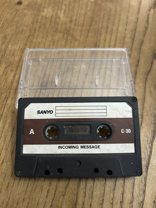 Cassete incoming message sanyo