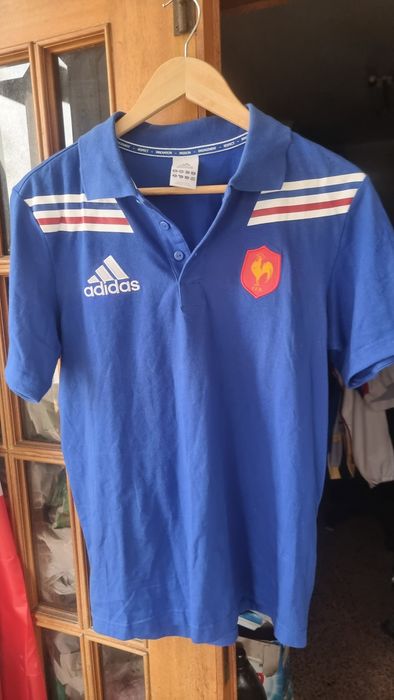 Camisola retro  da selecao  de rugby da franca