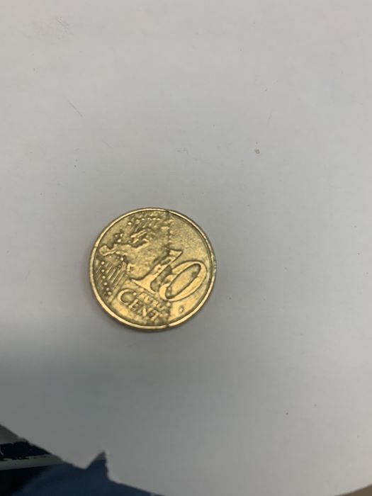 Moeda com erro na cunhagem, muito Raro