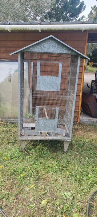 Gaiola Grande para Pássaros em Aço Zincado – Robusta e  bom estado