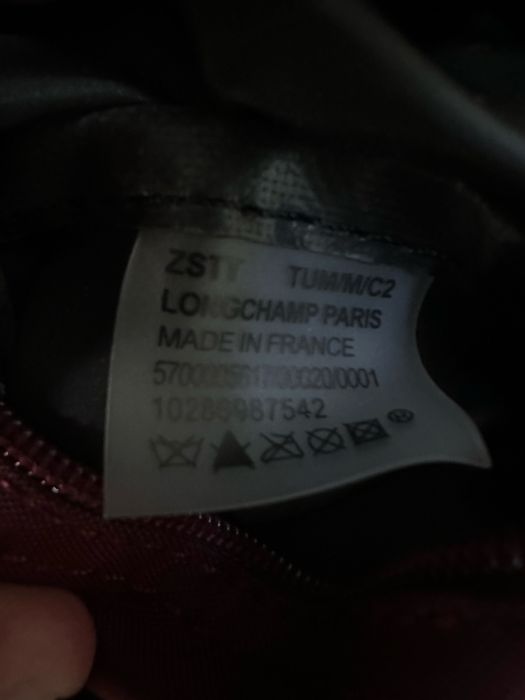 Mini Longchamp Le Pliage Bordeaux