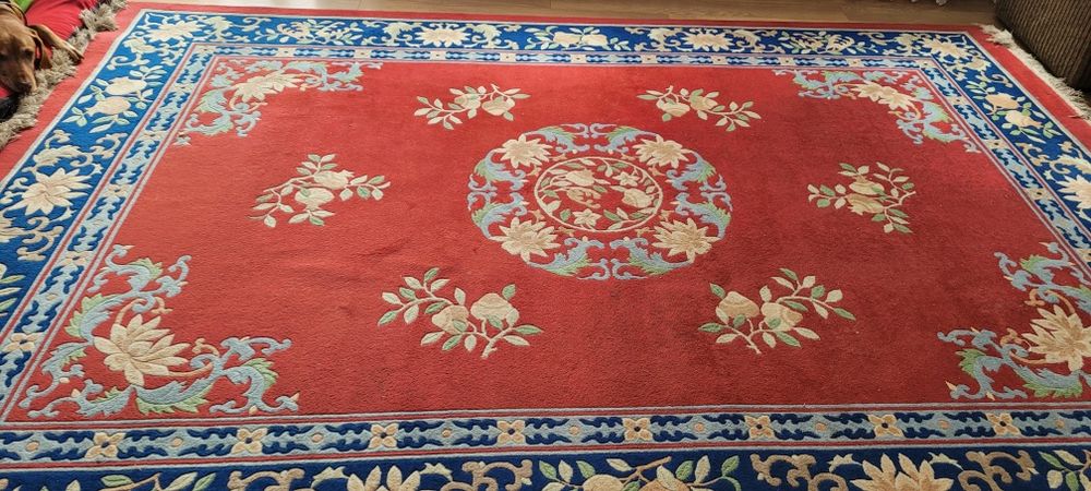 Dywan wełniany chiński 250x350 w stylu vintage
