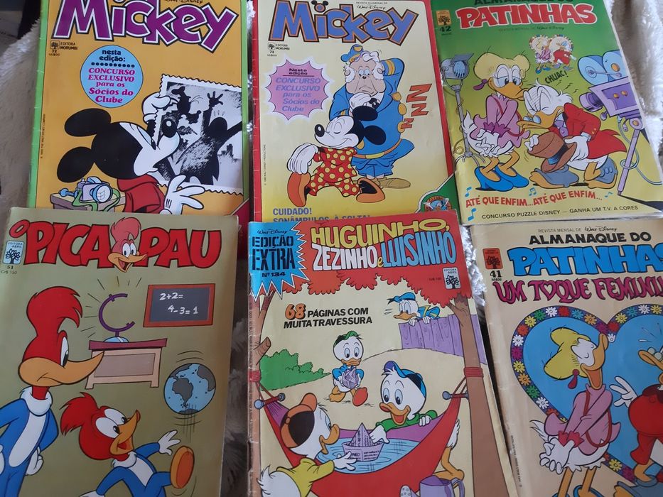 Livros antigos de banda desenhada