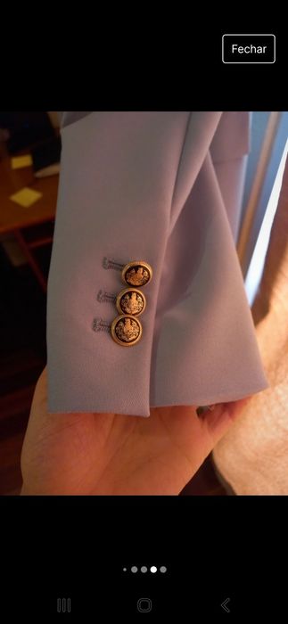 Blazer Zara Verde Água