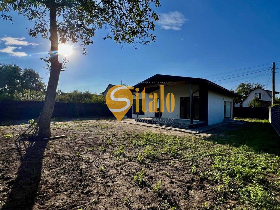 Сучасний одноповерховий будинок, 118 Садова, Осокорки, Славутич 4 км