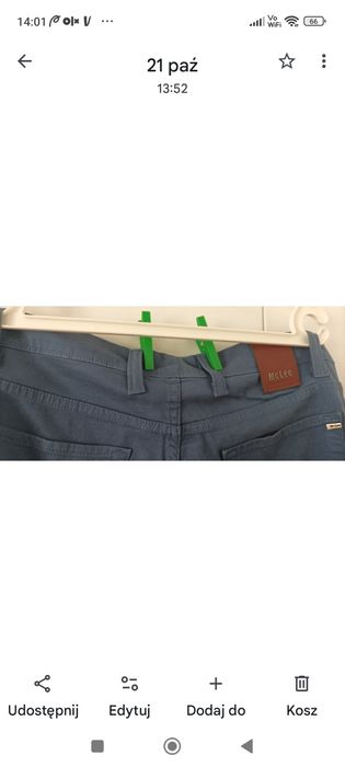 Spodnie męskie elastyczne