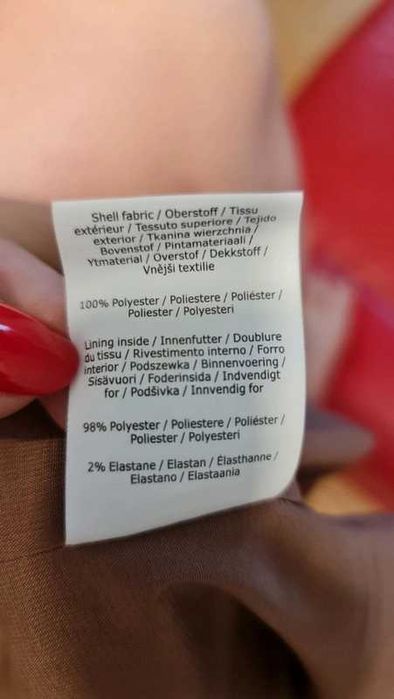 445b Sukienka Jarlo z rozcięciem XL