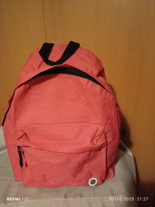 Mochila básica cor de rosa