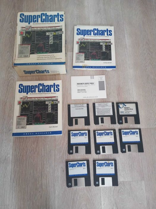 Supercharts książki i dyskietki