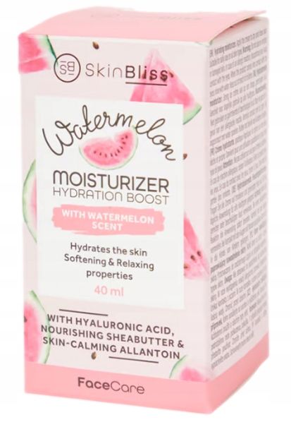 Skinbliss Watermelon Moisturizer 40 Ml Krem Nawilżający