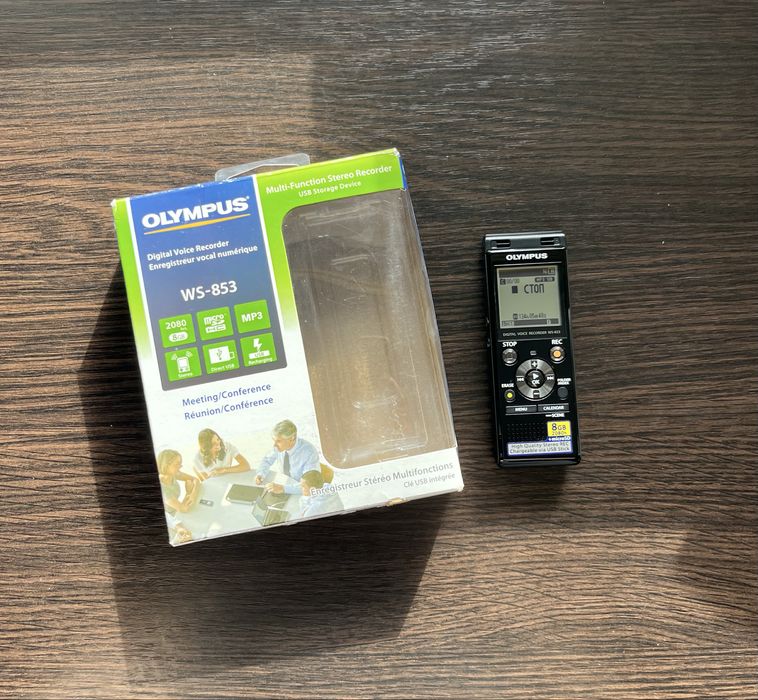 Диктофон Olympus WS-853 / 8ГБ / Идеальное состояние