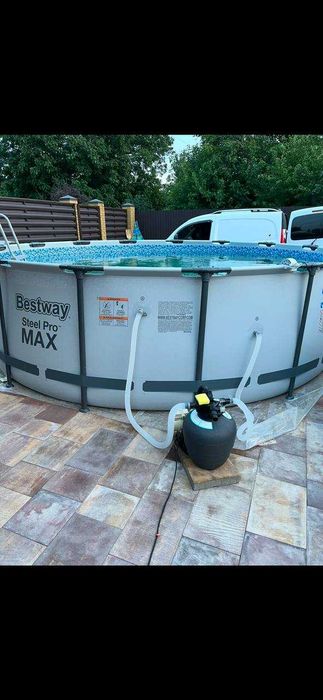 Бассейн каркасный Bestway Steel Pro MAX 488 х 122 см
