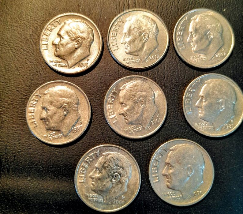 Lote moedas U.S.A. (sem repetidas)