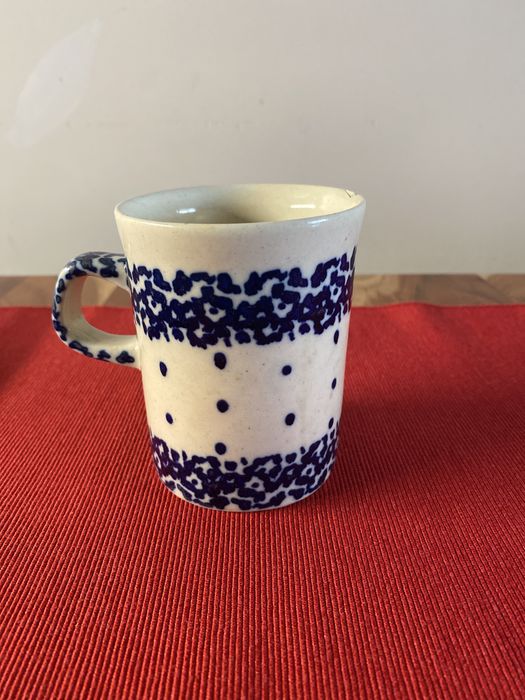 Stara porcelana_ kultowy_ sygnowany kubek