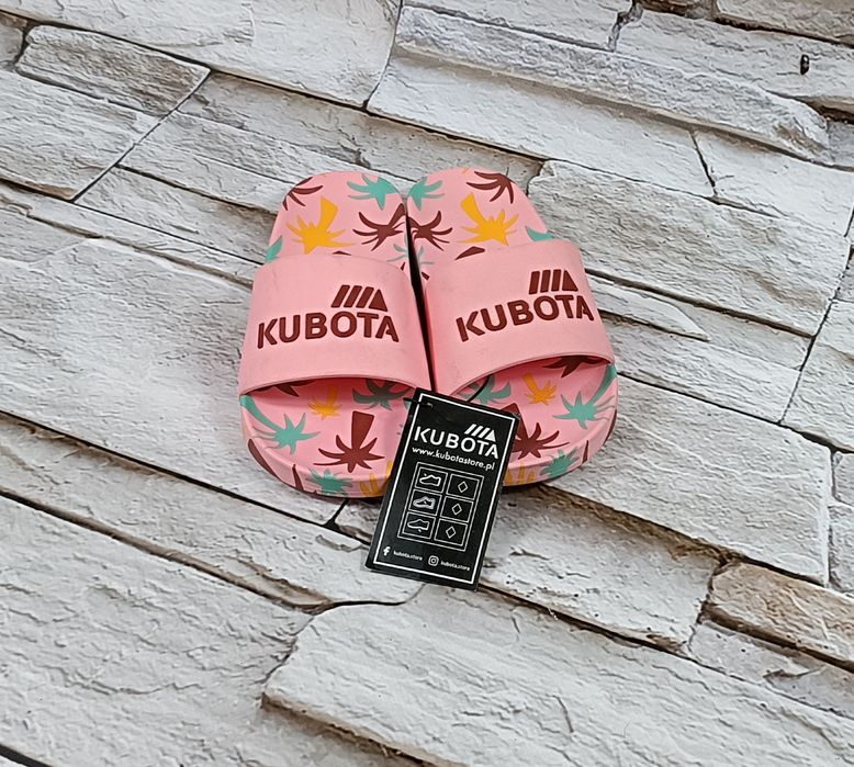 Klapki Kubota damskie w palmy 38
