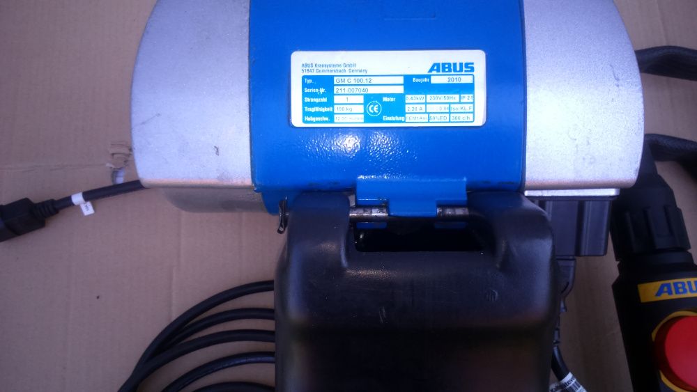 Wciągnik łańcuchowy AbuCompact GMC 100.12 230V 200 kg ABUS (Demag) GER