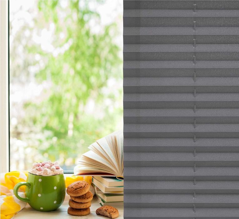 Nowa plisowana roleta / żaluzja / zasłona / składana / 75 x 80 !191!