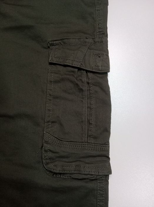 Bojówki NADWYMIARY khaki męskie. Pas 114-116 cm