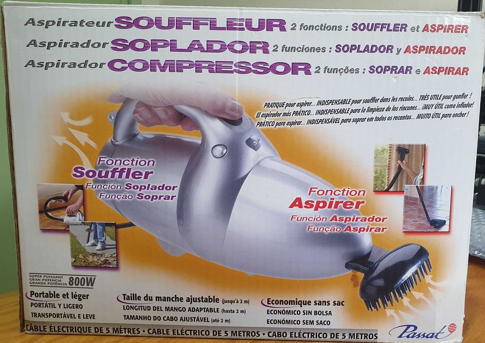 Aspirador / Soprador novo, na caixa