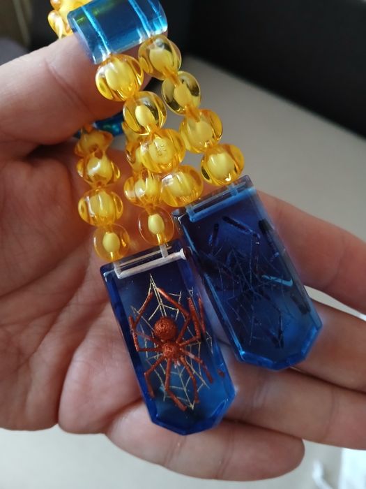 Чётки перекидные с оргстекла.