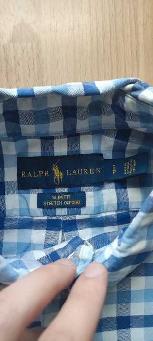 Ralph Lauren koszula logo slim fit stretch oxford