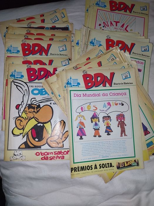 Coleção  incompleta  de 85  revistas BDN (Diário de Notícias), Astérix