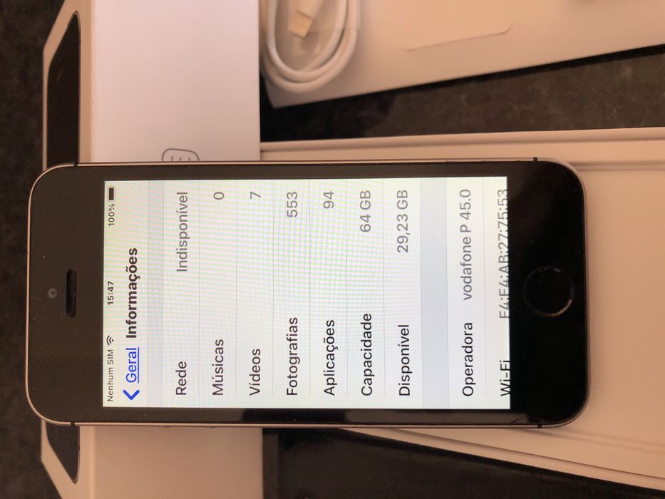 Iphone se 64gb como novo