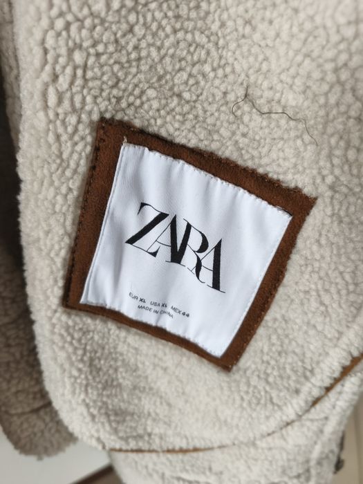 Kurtka zimowa kożuszek Zara