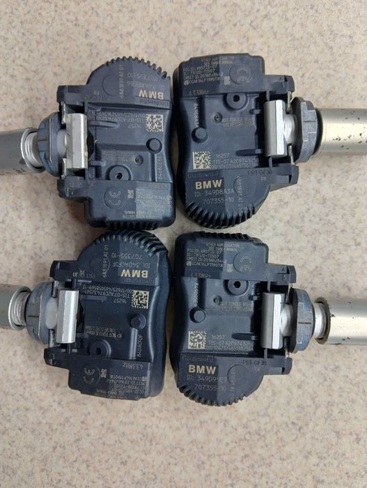 Оригінальні датчики тиску шин BMW RDCi (F-серія) — Комплект 4 шт.