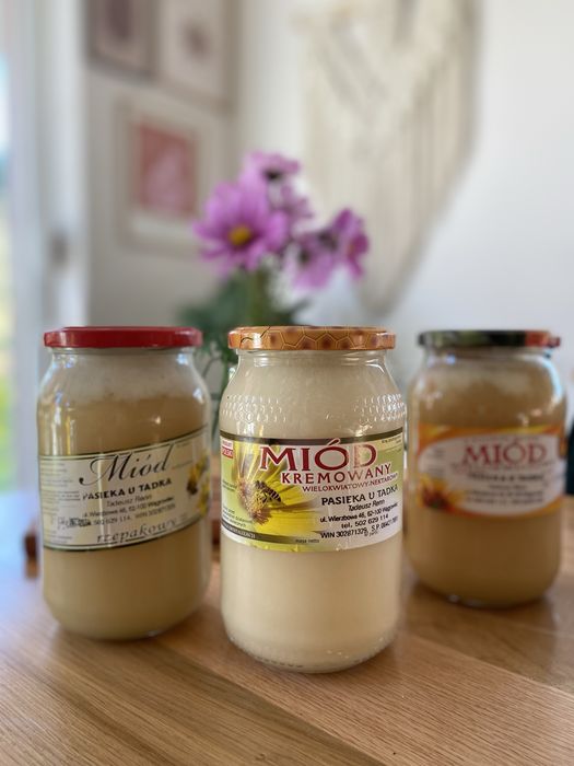 Miód z własnej pasieki kwiatowy