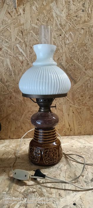 Lampa ceramiczna DZPE Polam Mysłakowice PRL