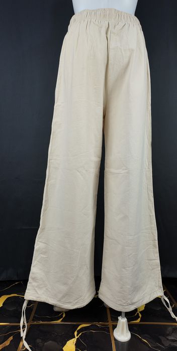 Spodnie Aurivella beżowe L, 100% bawełna, nowe z metkami