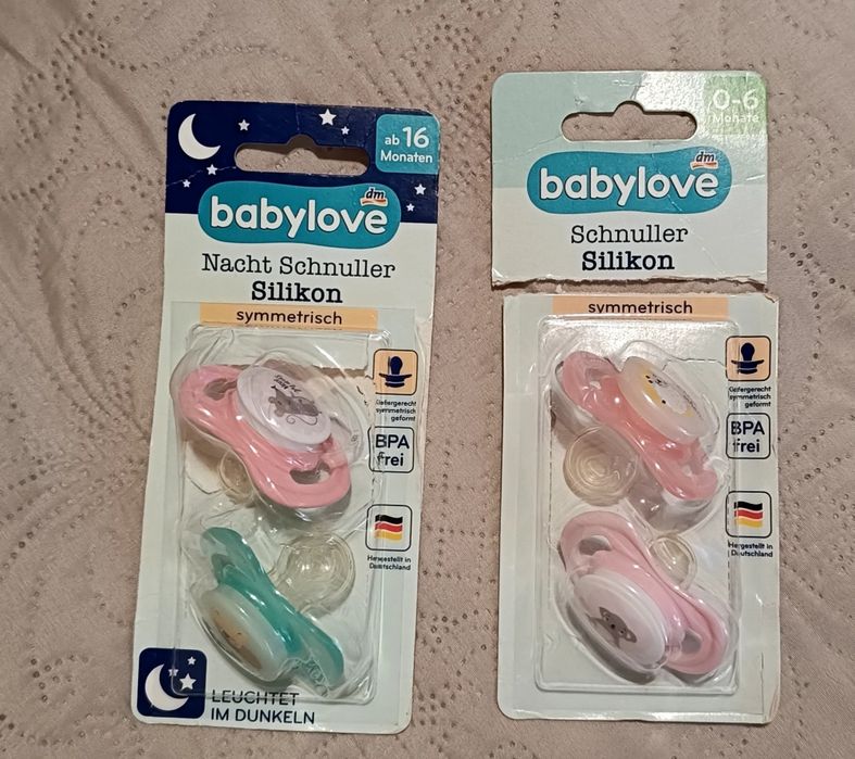 Пустушки силіконові  0-6 міс і від 16 міс.