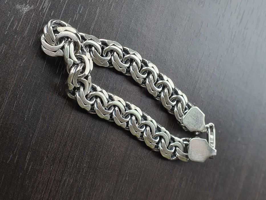 Браслет серебряный 21 см