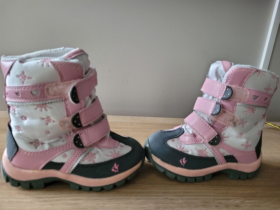 Buty śniegowce dla dziewczynki